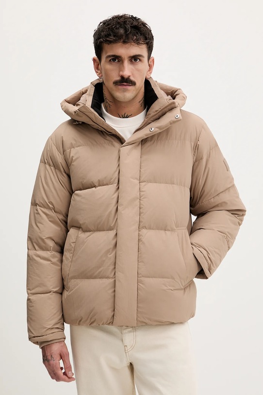 Tommy Jeans kurtka puchowa pozostałe brązowy DM0DM22255