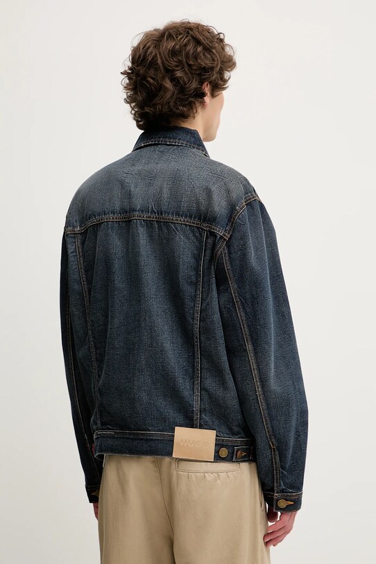 Odzież HUGO kurtka jeansowa 50542904 granatowy