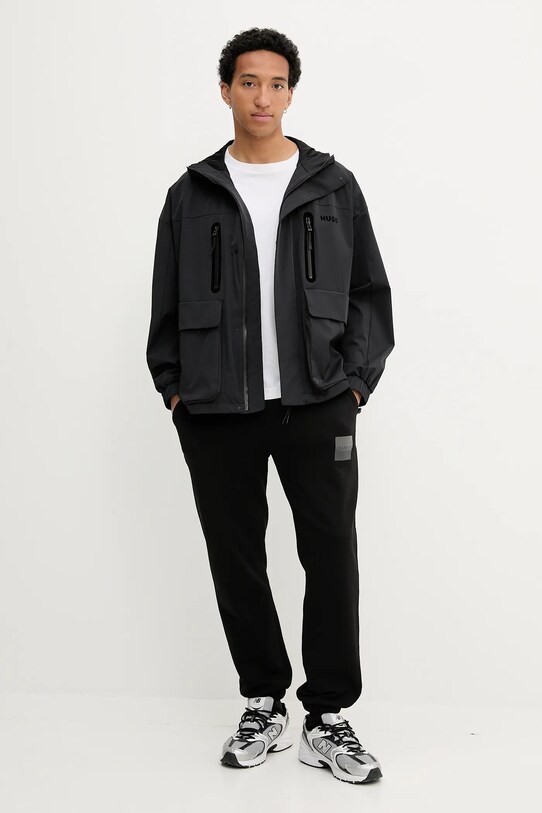 HUGO geacă 50541611 negru AW25