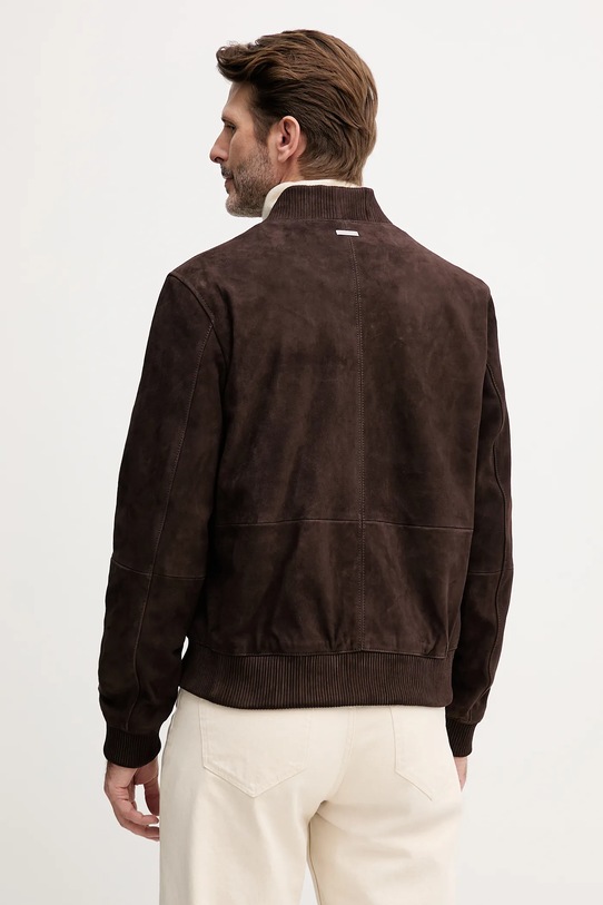 Odzież Michael Kors kurtka bomber zamszowa CT5801E4R4 brązowy