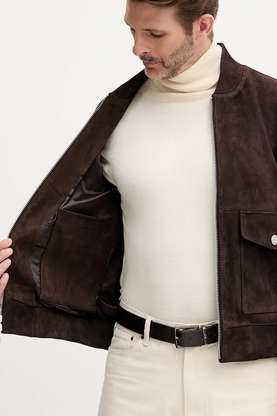 Michael Kors kurtka bomber zamszowa CT5801E4R4