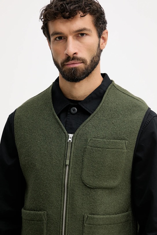 Безрукавка с добавлением шерсти United Colors of Benetton зелёный 24RDUJ00R