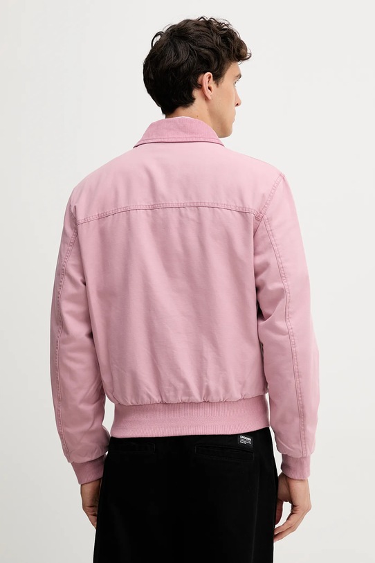 Îmbrăcăminte United Colors of Benetton geacă jeans 2QHDUN06K roz