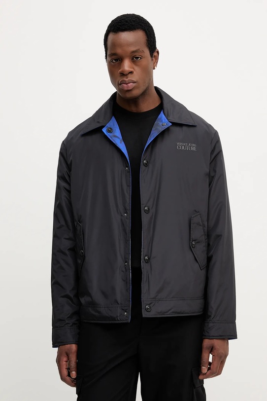 Îmbrăcăminte Versace Jeans Couture geacă cu două fețe 79GASD17.CQ17D negru