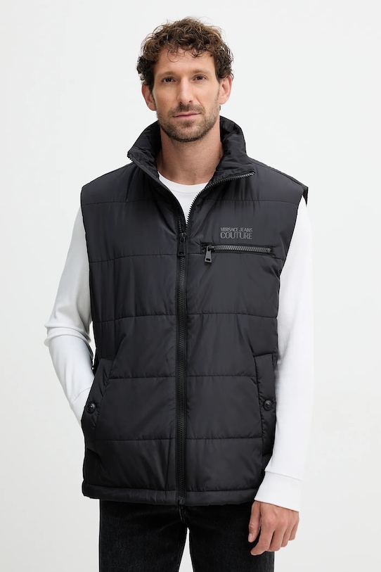 Versace Jeans Couture bezrękawnik nieocieplane czarny 79GAPD21.CQ22D