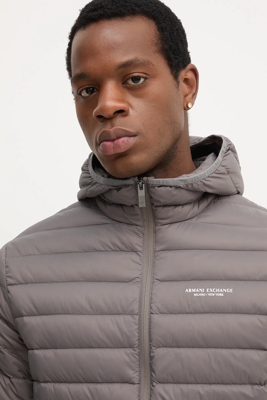 Armani Exchange kurtka puchowa brązowy XM001577.AF16927
