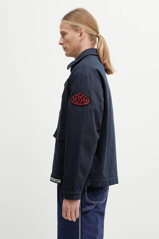 Куртка by Parra Pumping gas 54255 тёмно-синий AW25