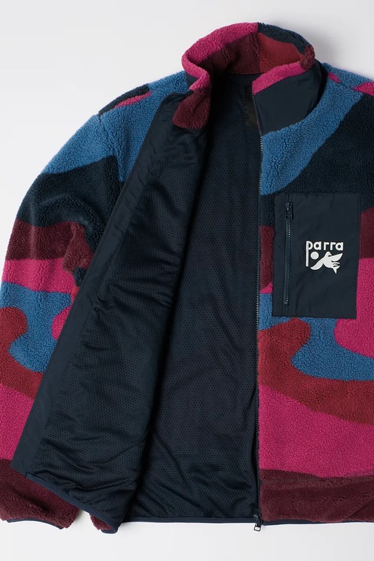 Odzież by Parra kurtka Full ftp booster polar fleece 54345 czerwony