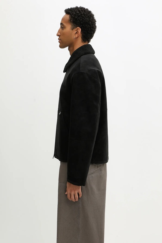 Represent kurtka Shearling Jacket MLM100132 czarny AW25