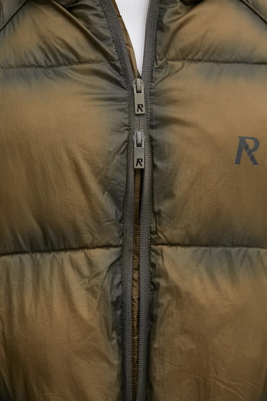 Куртка Represent Translucent Hooded Puffer зелёный MLM100120