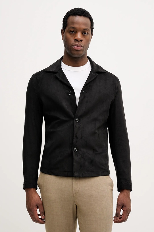 Sisley kurtka bez kaptura czarny 2WFNSW02G