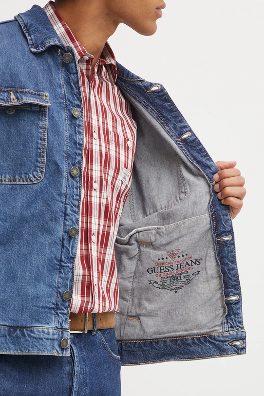 Guess Jeans kurtka jeansowa M5YN50.D5M54