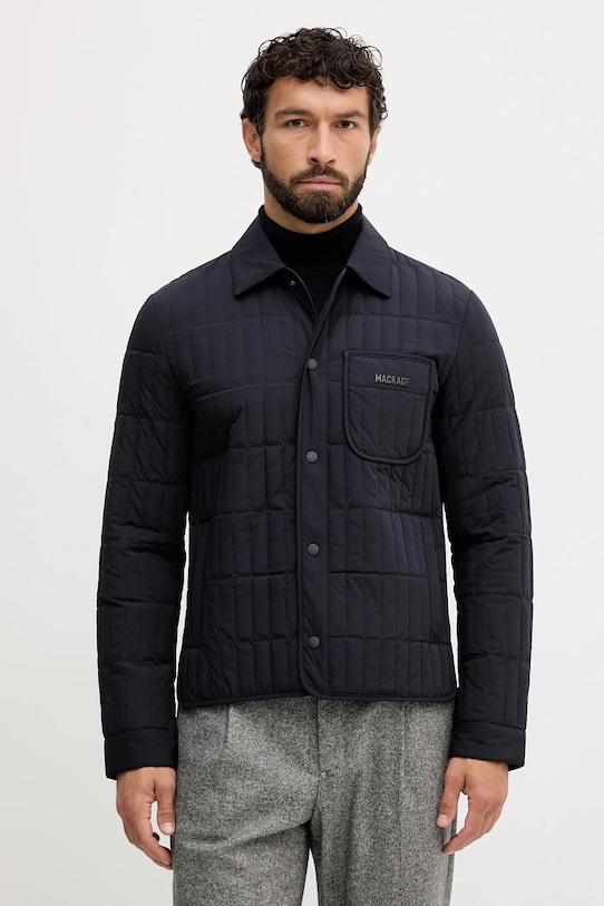 MACKAGE kurtka bez kaptura granatowy MATEO.