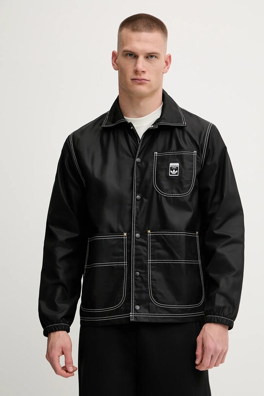 Bunda adidas Originals Graphic Reg Jkt nezateplené černá JW0174