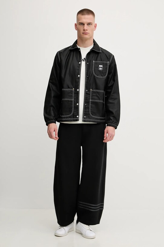 Bunda adidas Originals Graphic Reg Jkt JW0174 černá AW25