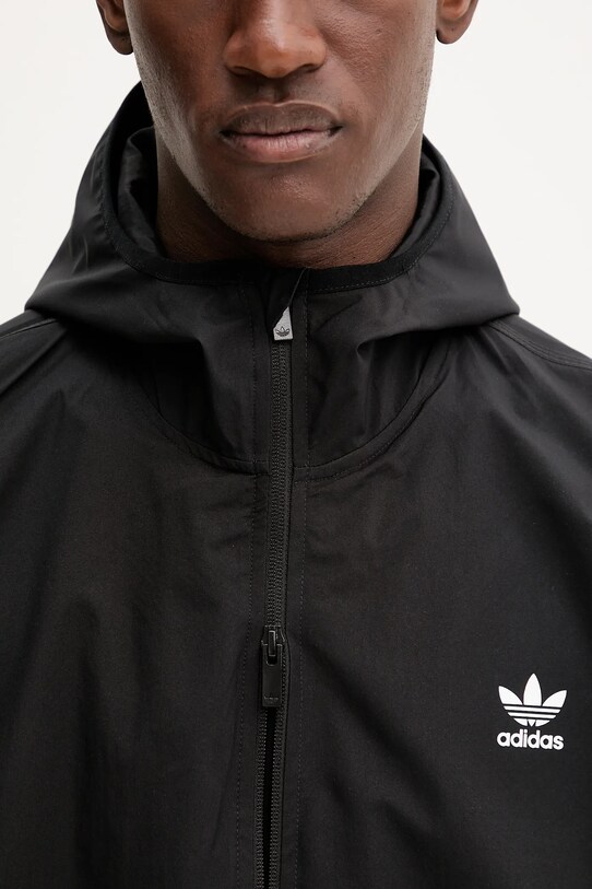 Μπουφάν adidas Originals Essentials JW1055 μαύρο