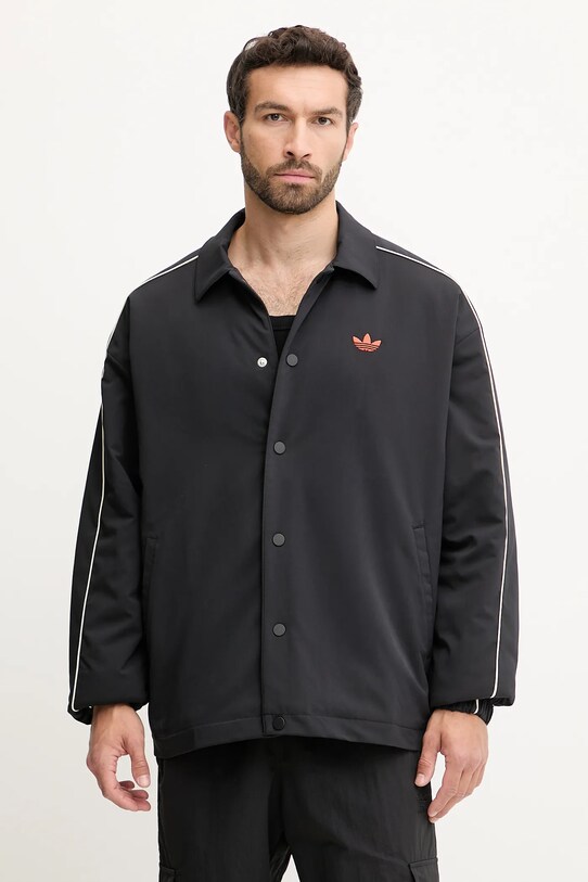 Bunda adidas Originals Coach Jacket bez kapuce černá KA5462