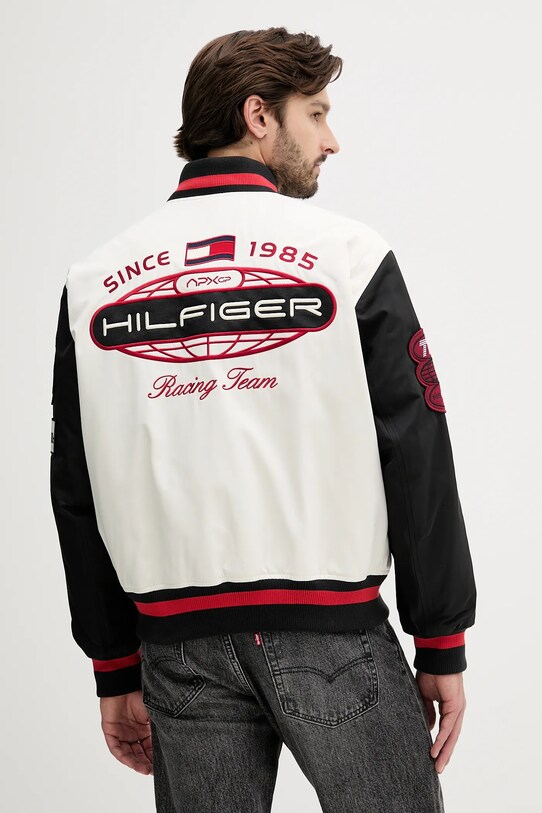 Odzież Tommy Hilfiger kurtka bomber x F1 THE MOVIE MW0MW41367 biały