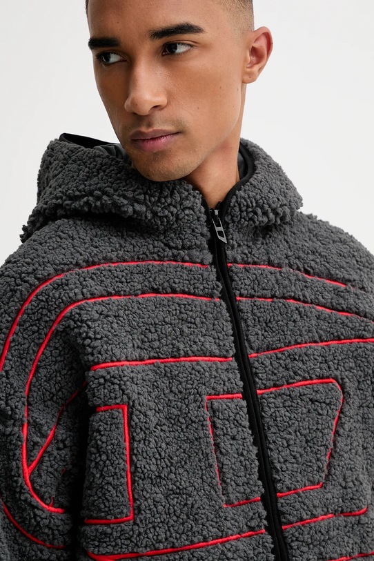 Diesel hanorac fleece S-ZAT gri A18947.0KIBT