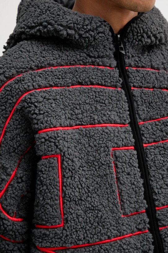 Diesel hanorac fleece S-ZAT A18947.0KIBT gri