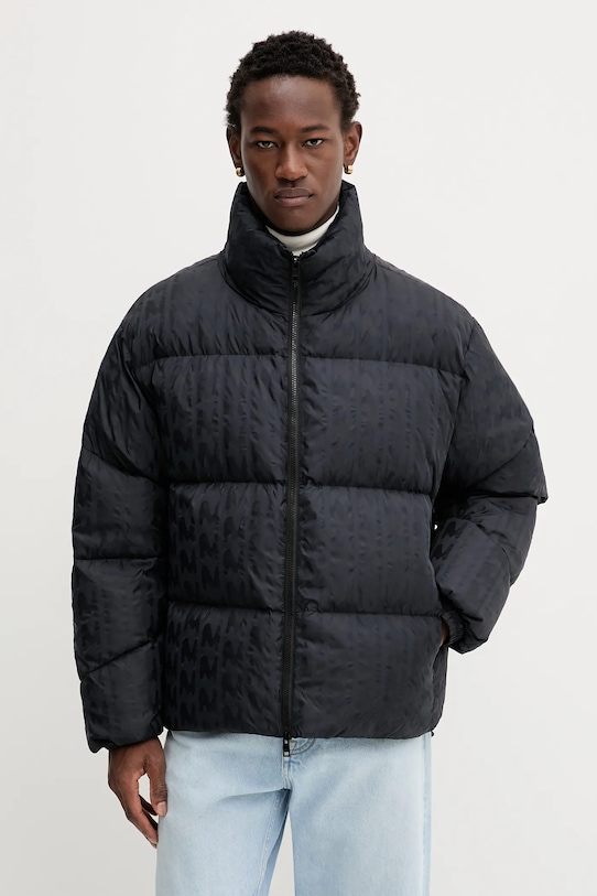 MSGM kurtka puchowa bez kaptura czarny 3940MH21.257622