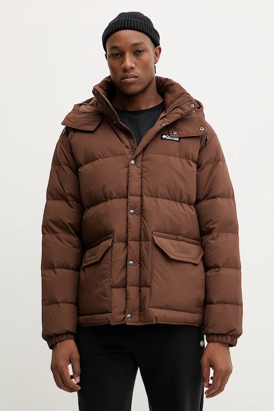 Пухова куртка Columbia Wallowa Down HDD з утепленням коричневий 2136671