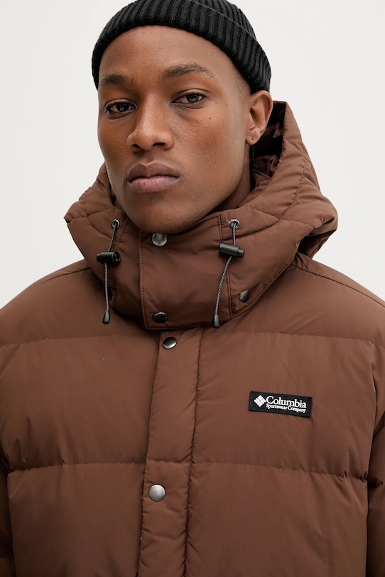 Пухова куртка Columbia Wallowa Down HDD коричневий 2136671