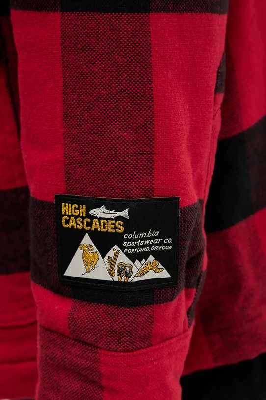Columbia kurtka bawełniana High Cascades 2138401 czerwony