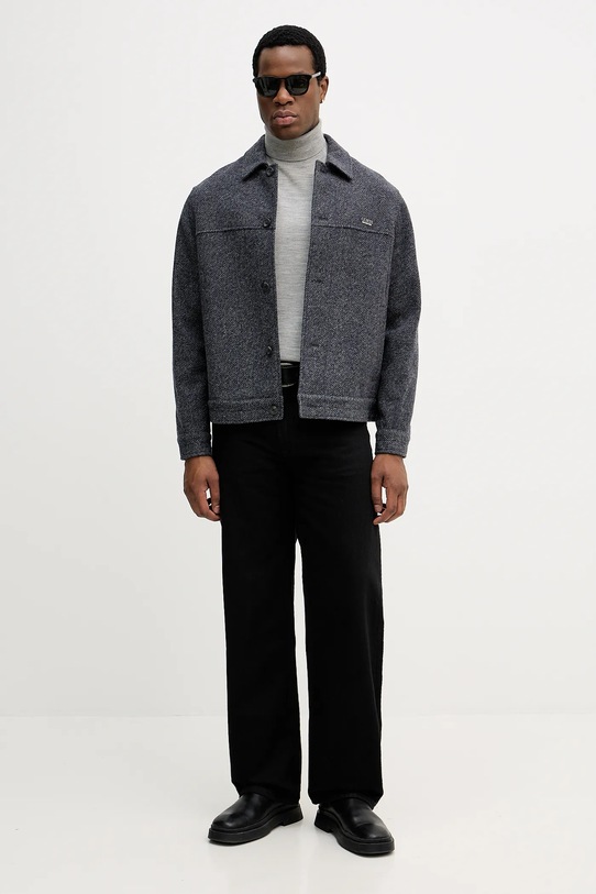 Guess kurtka z dodatkiem wełny HERRINGBONE M5BH88.KA680 szary AW25