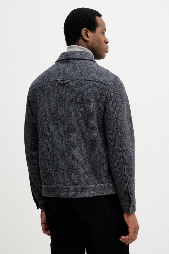 Odzież Guess kurtka z dodatkiem wełny HERRINGBONE M5BH88.KA680 szary