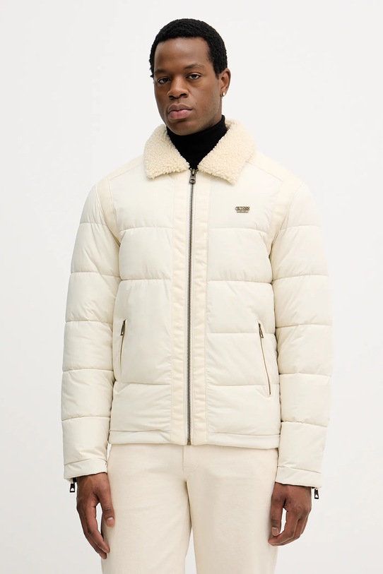 Guess kurtka bez kaptura beżowy M5BL2C.W2762
