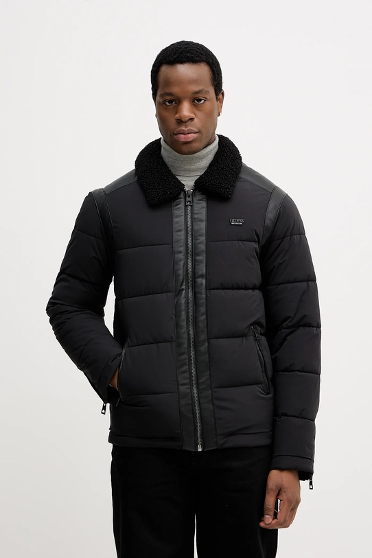 Guess kurtka bez kaptura czarny M5BL2C.W2762