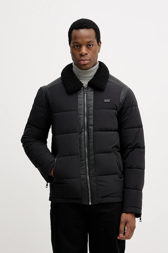 Guess kurtka bez kaptura czarny M5BL2C.W2762