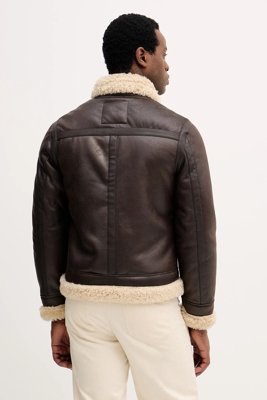 Odzież Guess kurtka M5BL28.W2310 brązowy