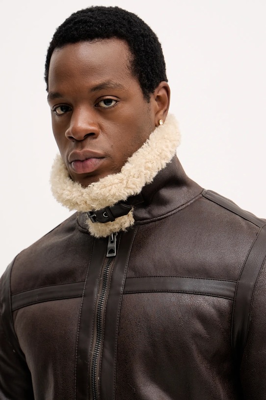 Guess kurtka brązowy M5BL28.W2310