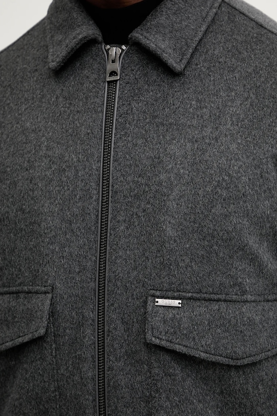 Guess kurtka z dodatkiem wełny M5BL2K.W0682 szary