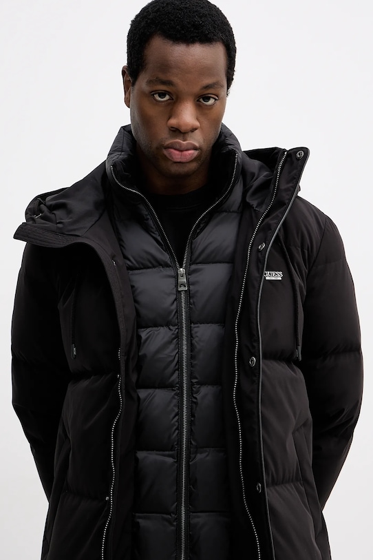 Пуховая куртка Guess чёрный M5BL2H.W2742