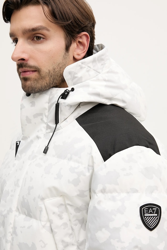 EA7 Emporio Armani kurtka narciarska puchowa biały AF15918.7M000452