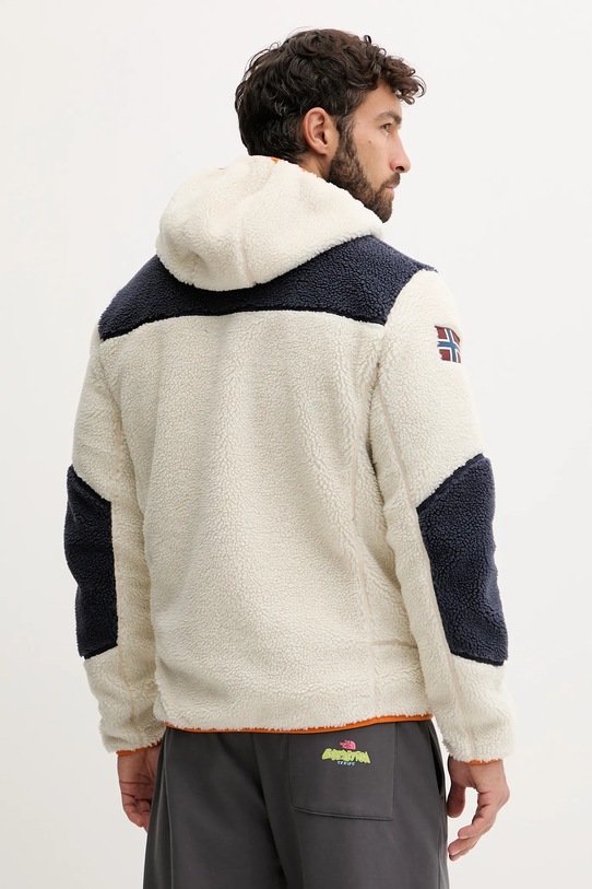 Îmbrăcăminte Napapijri hanorac fleece Yupik 3 NP0A4GNSMM91 bej