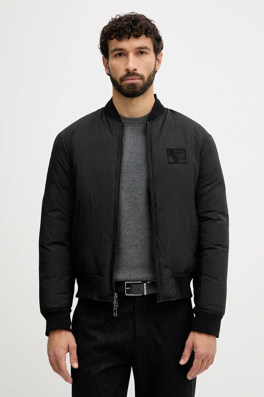 Odzież Armani Exchange kurtka bomber dwustronna XM001104.AF16647 czarny