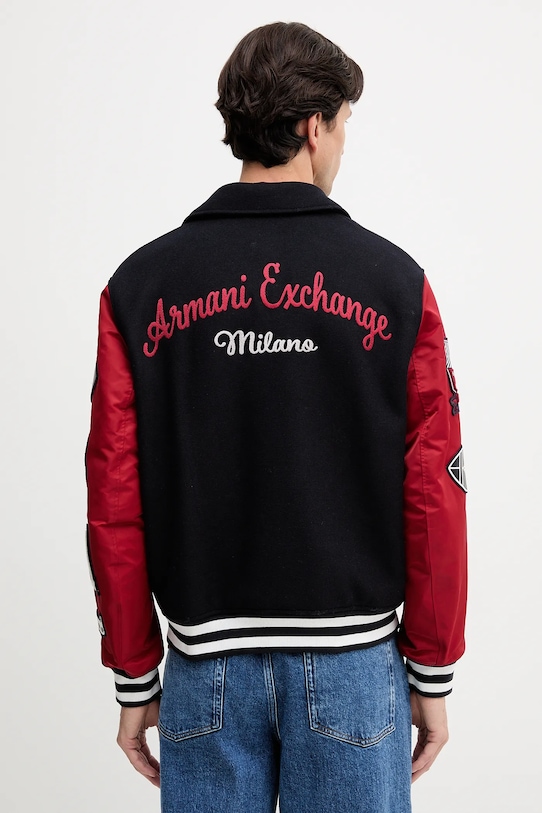 Odzież Armani Exchange kurtka XM001106.AF16601 granatowy