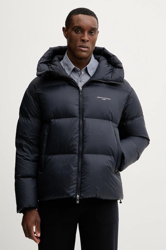 Armani Exchange kurtka puchowa pozostałe granatowy XM001115.AF16589