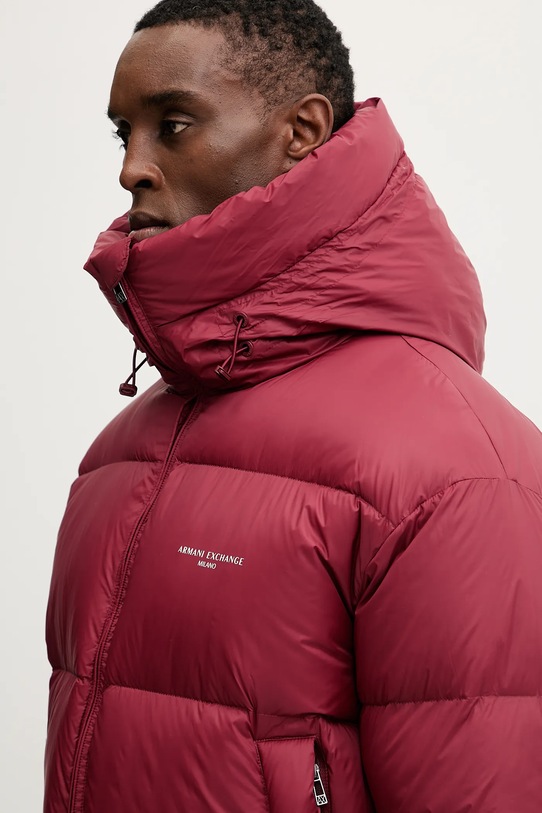 Armani Exchange kurtka puchowa bordowy XM001115.AF16589