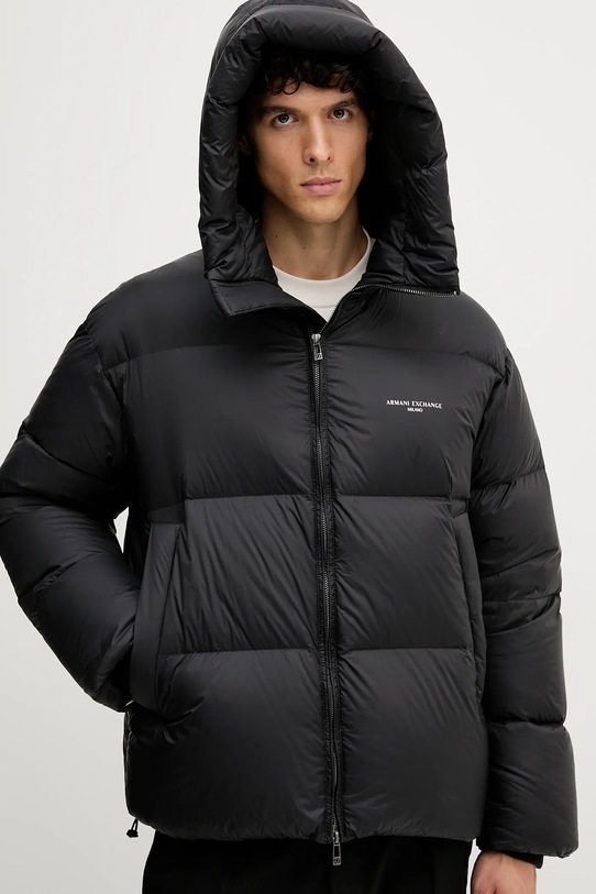 Armani Exchange kurtka puchowa czarny XM001115.AF16589