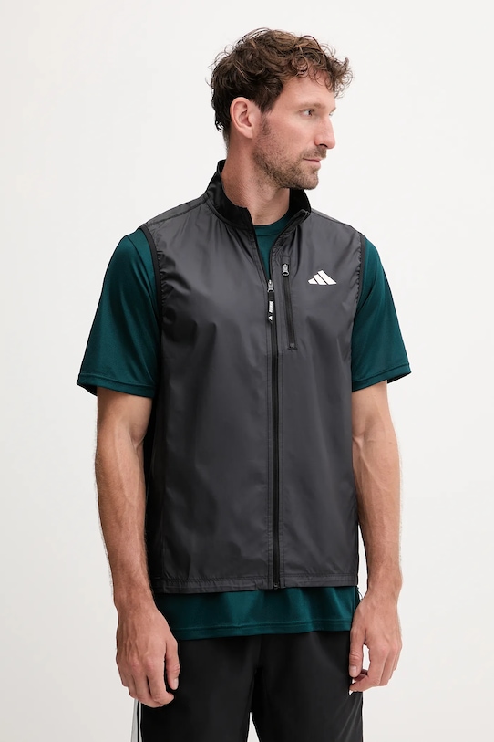 adidas Performance vestă sport Own The Run necaptusit negru IN1493