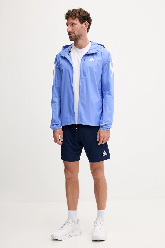 adidas Performance jachetă de alergare Own The Run JX2249 albastru AW25