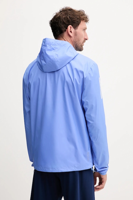 Îmbrăcăminte adidas Performance jachetă de alergare Own The Run JX2249 albastru
