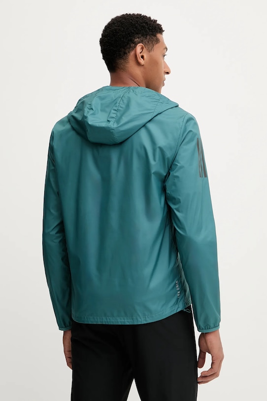 Oblečení Větrovka adidas Performance Own The Run KC2203 tyrkysová