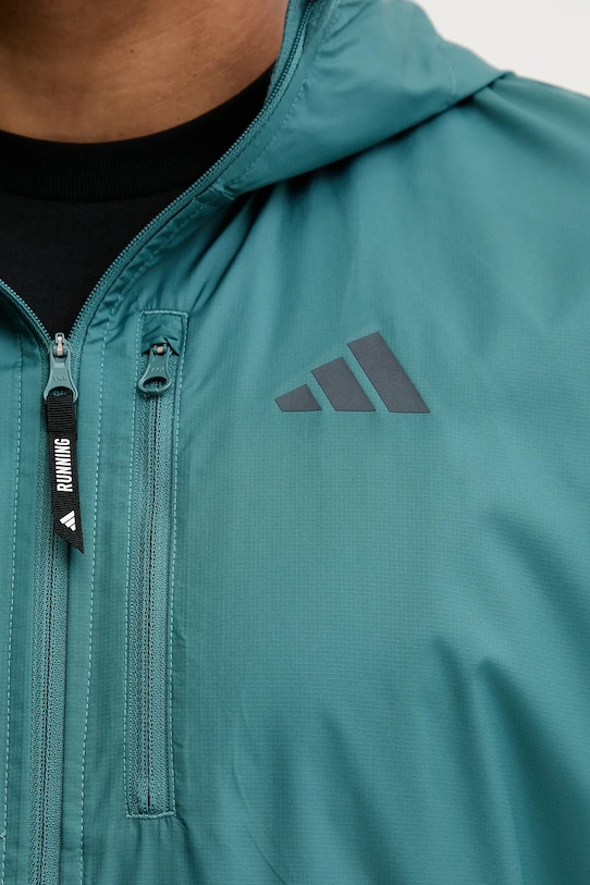 Větrovka adidas Performance Own The Run KC2203 tyrkysová