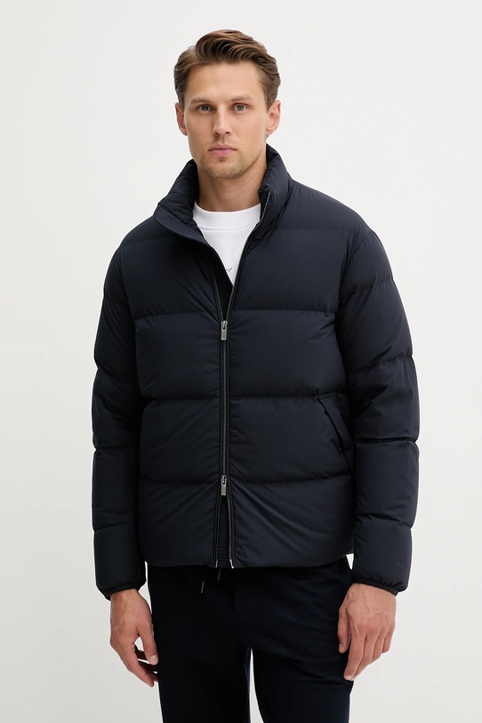 Péřová bunda Emporio Armani s podšívkou námořnická modř 8N1BQ3.1NLRZ